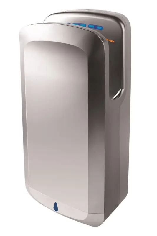 Populair Combisteel Handdroger Zilver | 0.75-1.85kw | Luchtstroom 158m3/h