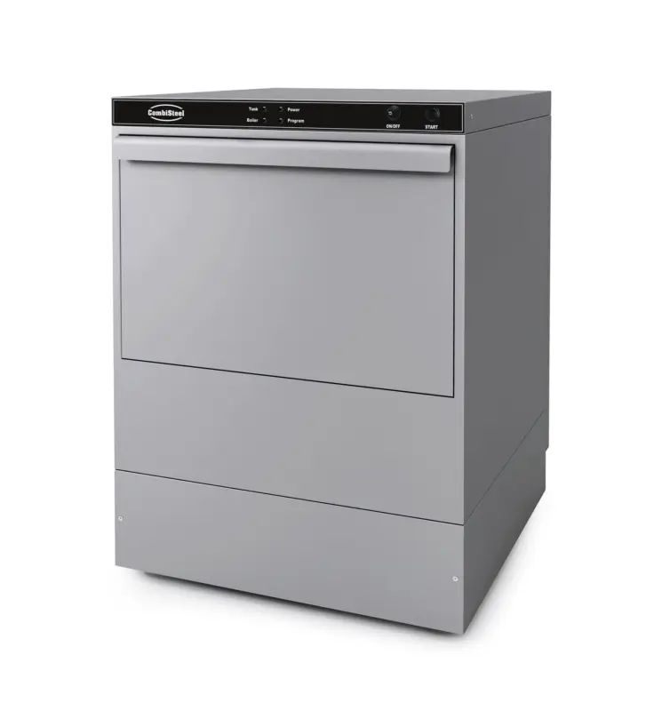 Populair CombiSteel Vaatwasser | 500x500mm | Afvoerpomp | Naglanspomp | 3.6kW | 230V | 572x616x833mm