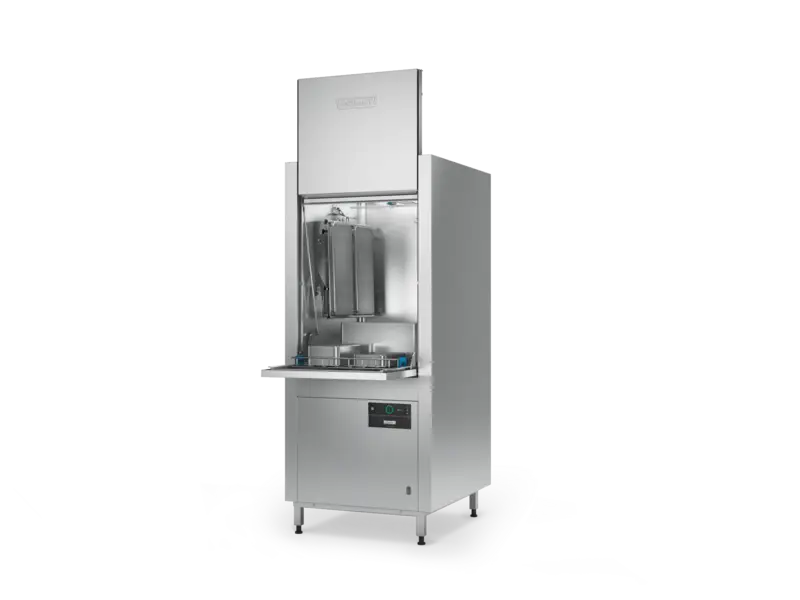 Finale Uitverkoop Hobart Voorlader Gereedschappenwasmachine PREMAX UP | Extra capaciteit via zijwaartse wasarmen | 400V | 8L per cyclus | 840x945x1984mm