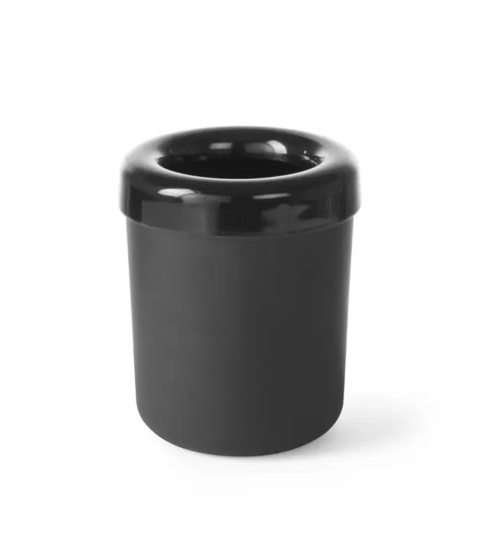Tafelafvalbak Of Bestekhouder, Hendi, Zwart, ø130x(h)160mm Gereduceerde Prijs