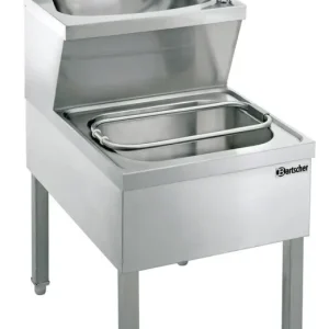 Populair Bartscher RVS Handwasbak met Uitstortbak en Mengkraan | 510x700x850mm