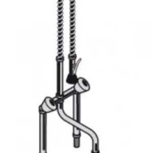 Uitverkoop | Hobart | Handdouche / Mengkraan Combinatie | 2 Gats | RVS |