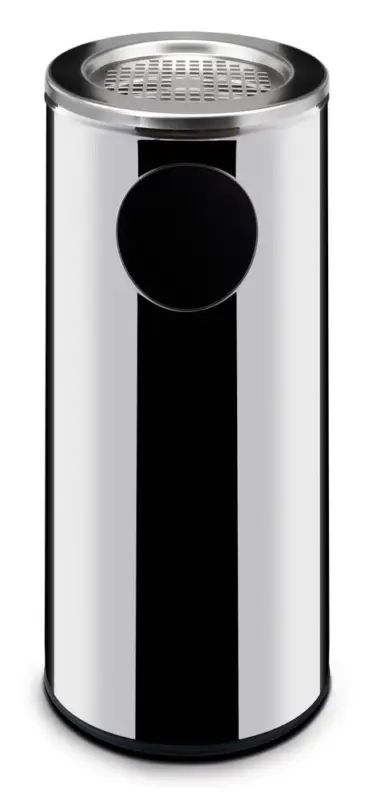 Premium Afvalbak Met Asbak, Hendi, 33L, ø240x(h)660mm