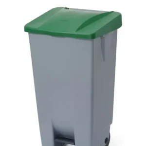Op = Op Afvalbak, HENDI, 120L, Lichtgrijs, 510x425x(H)875mm