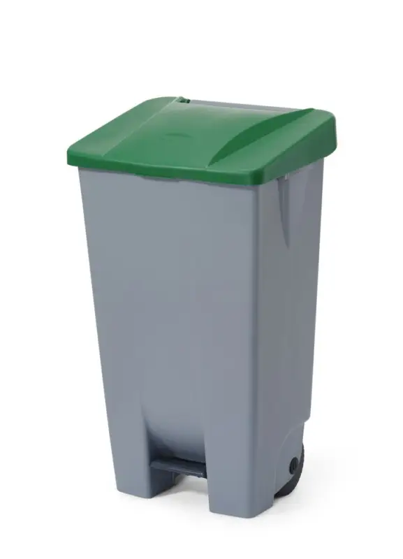 Op = Op Afvalbak, HENDI, 120L, Lichtgrijs, 510x425x(H)875mm