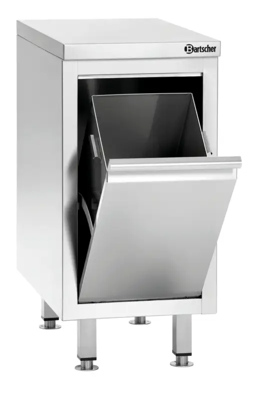Bartscher Afvalemmer kast 700M1 | 28L | RVS | 400x700x850mm Beste Prijs