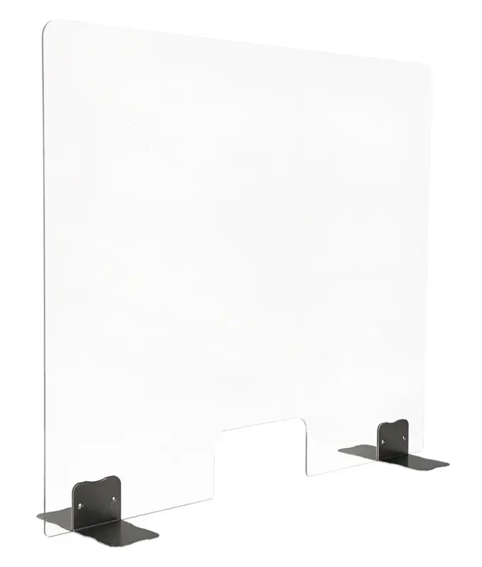 Plexiglas Scherm Met Uitsparing 800x850mm Betrouwbaar