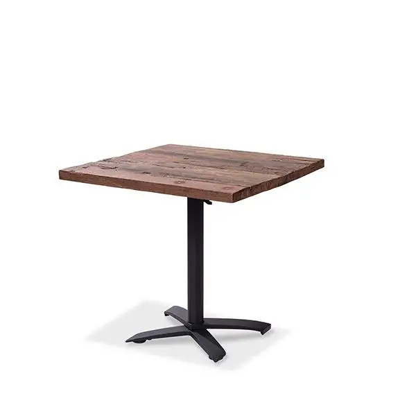110031177 - X Cross low Black 74 cm, 11001, Old-Dutch Tabletop 70x70xcm - VEBA Laatste Kans