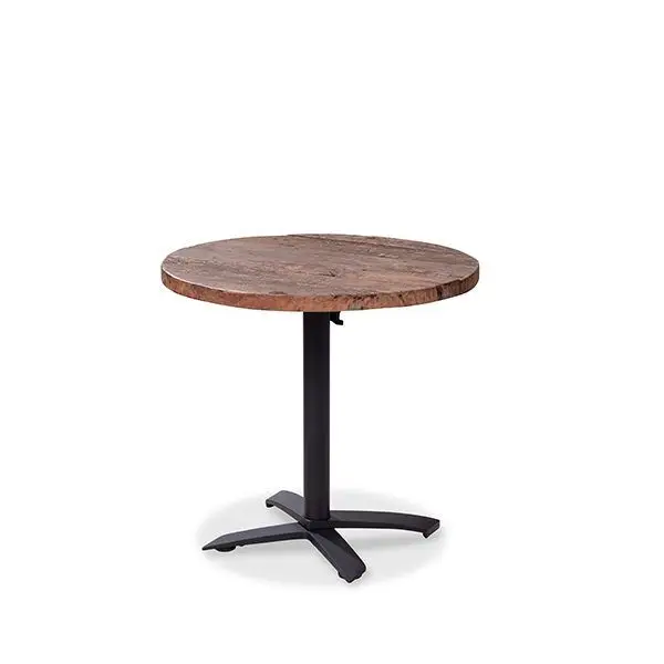 Shop Nu 110031170 - X Cross low Black 74 cm, 11001, Old-Dutch Tabletop Ø70 cm