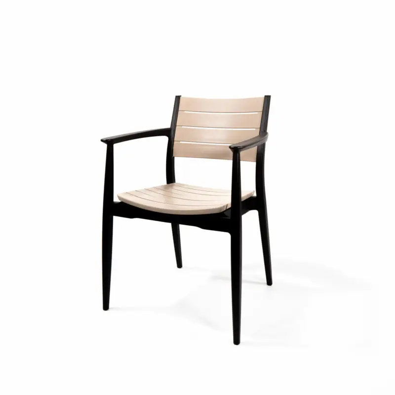 Koopje Cork Chair brown - brown, Stackable Chair Plastic, 50931