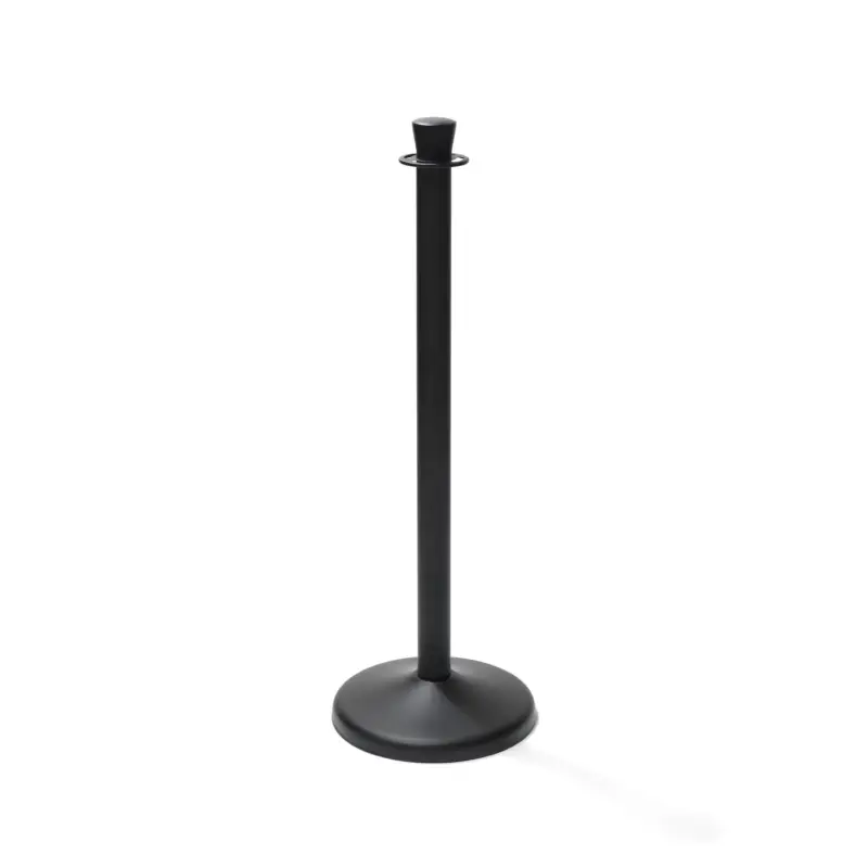 10100BL - Barrier Royal Black, Feet Ø 32cm, Post Ø 5cm, Height 95 cm, 8 kg Alleen Vandaag