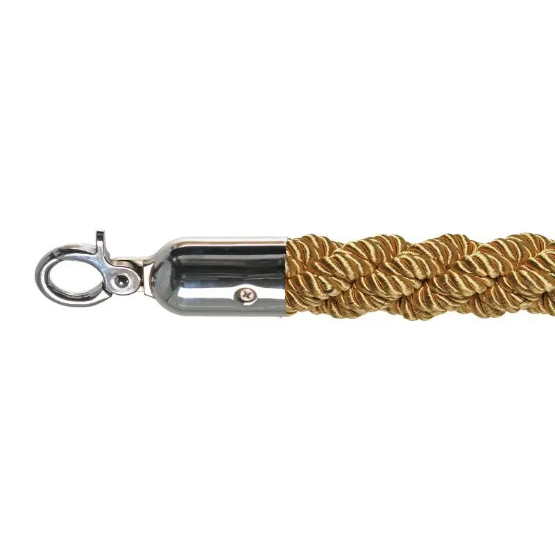 Bestel Nu 10102GC - Barrier cord luxury gold, polished, Ø 3cm, length 157 cm