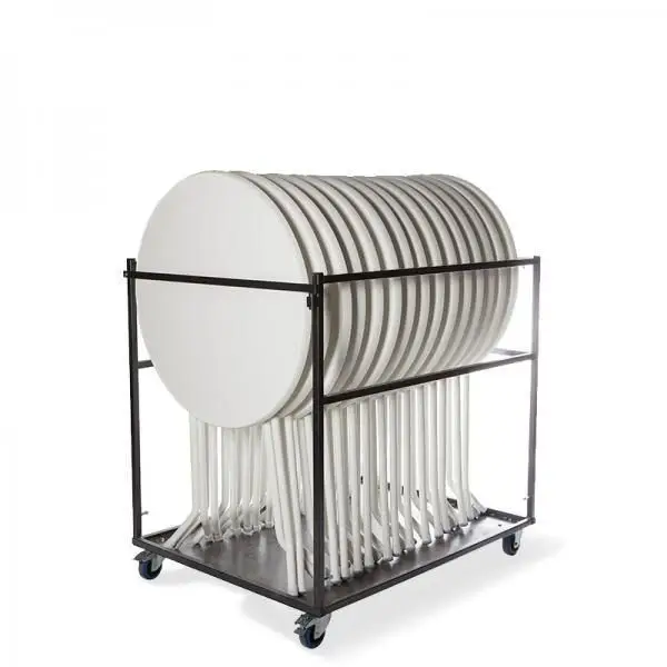 Standing Table Trolley big, Hammerite, 127x97x120cm (BxTxH), T90120 Nieuw