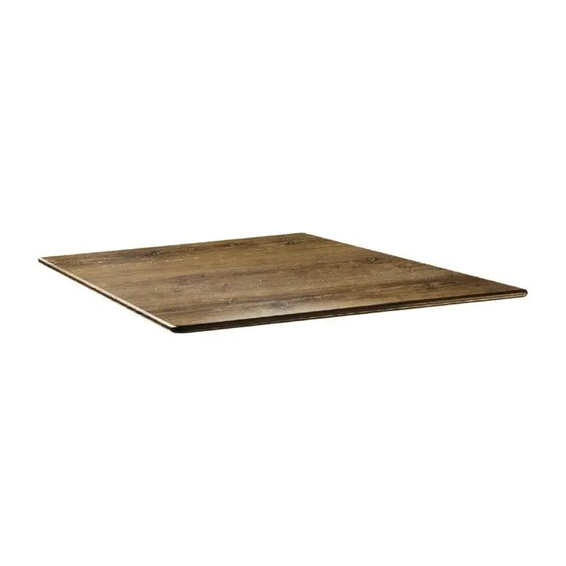 Goedkoop Topalit Smartline vierkant tafelblad Atacama kersenhout 80cm