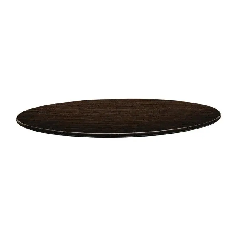 Topalit Smartline rond tafelblad wengé 80cm Seizoensaanbieding
