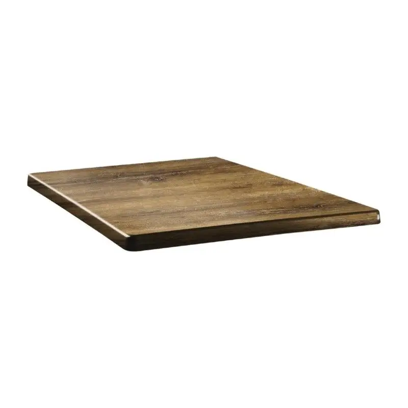 Rechtstreeks Van De Fabrikant Topalit Classic Line vierkant tafelblad Atacama kersenhout 80cm
