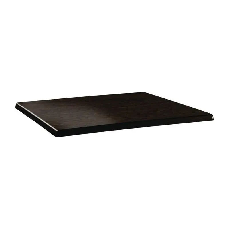 Snelle Levering Topalit Classic Line rechthoekig tafelblad wengé 110x70cm