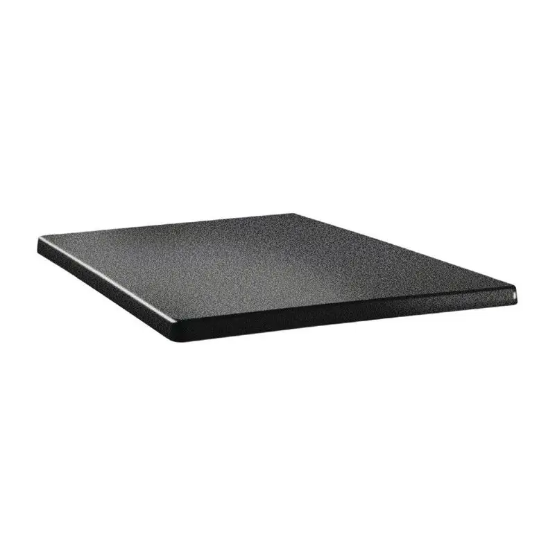 Hete Deal Topalit Classic Line vierkant tafelblad antraciet 80cm
