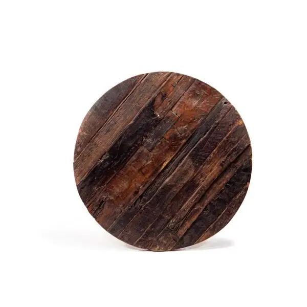 Tabletop strong Barnwood-Hardwood Ø70cm, 1170 Meest Verkocht