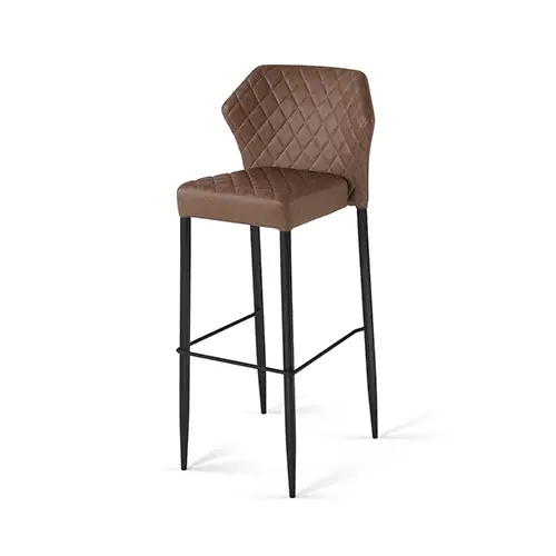 Nu Kopen Louis barchair Cognac, artificial leather upholstered, fire retardant, 50x47x105cm (BxTxH), 52101