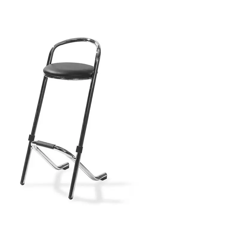 Barchair Chrome Black Stackable, Ø 46cm, 98cm (H), 60120 Beperkte Voorraad