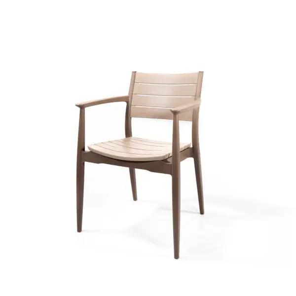 Bestseller Cork Chair brown - Cappucino, Stackable Chair Plastic, 50930