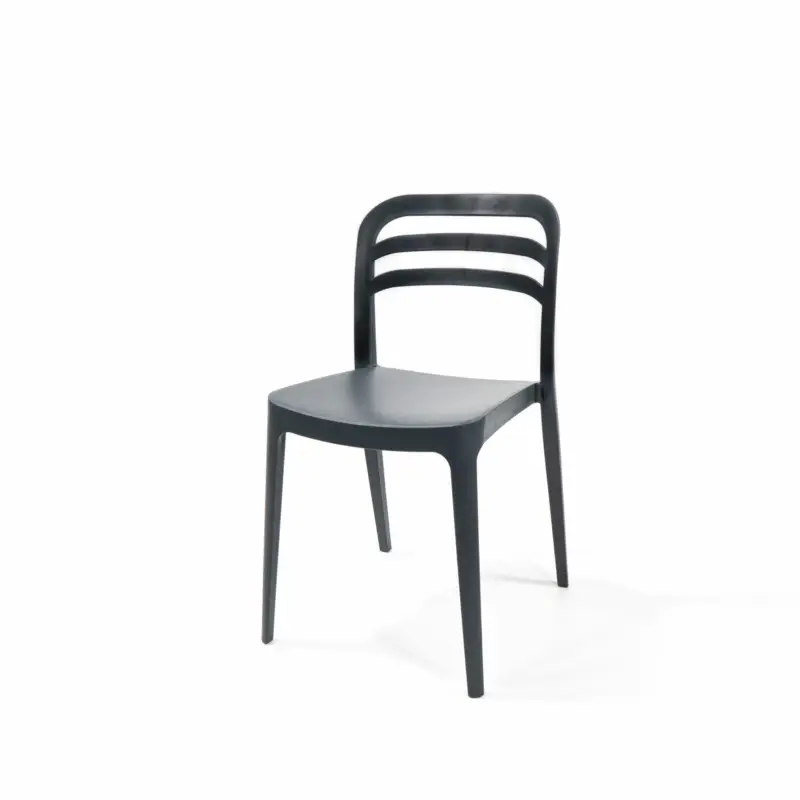 Gereduceerde Prijs Wave Chair Anthracite, Stackable Chair Plastic, 50925