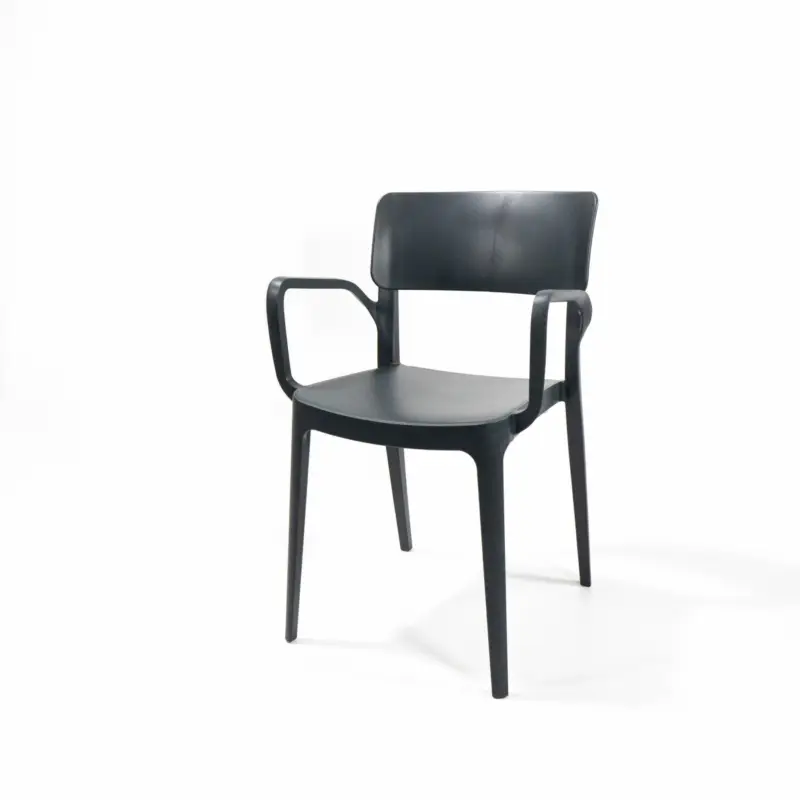 Wing Armchair Anthracite, Stackable Chair Plastic, 50921 Beste Prijs