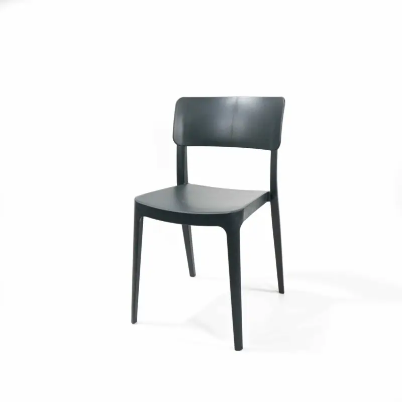 Finale Uitverkoop Wing Chair Anthracite, Stackable Chair Plastic, 50917