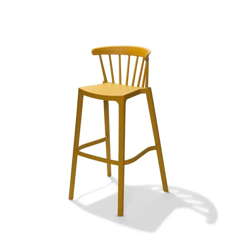 Favoriet Windson barchair oker yellow, Polypropylene, 56x55x103cm (BxTxH), 50914