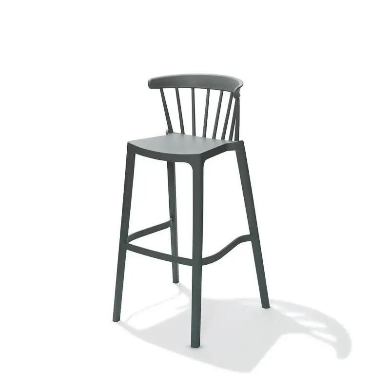 Speciale Aanbieding Windson barchair green, Polypropylene, 56x55x103cm (BxTxH), 50913