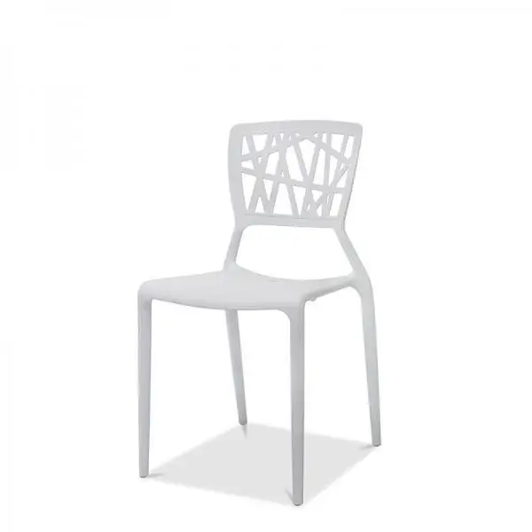 Webb Stackable Chair white, Polypropylene, 47x43x84cm (BxTxH), 50501 Superprijs