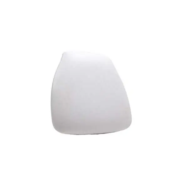 Cushion Artificial Leather white for Napoleon/Tiffany Chair, 38,5x40x2,5cm (BxTxH), 50400CW Uitverkoop