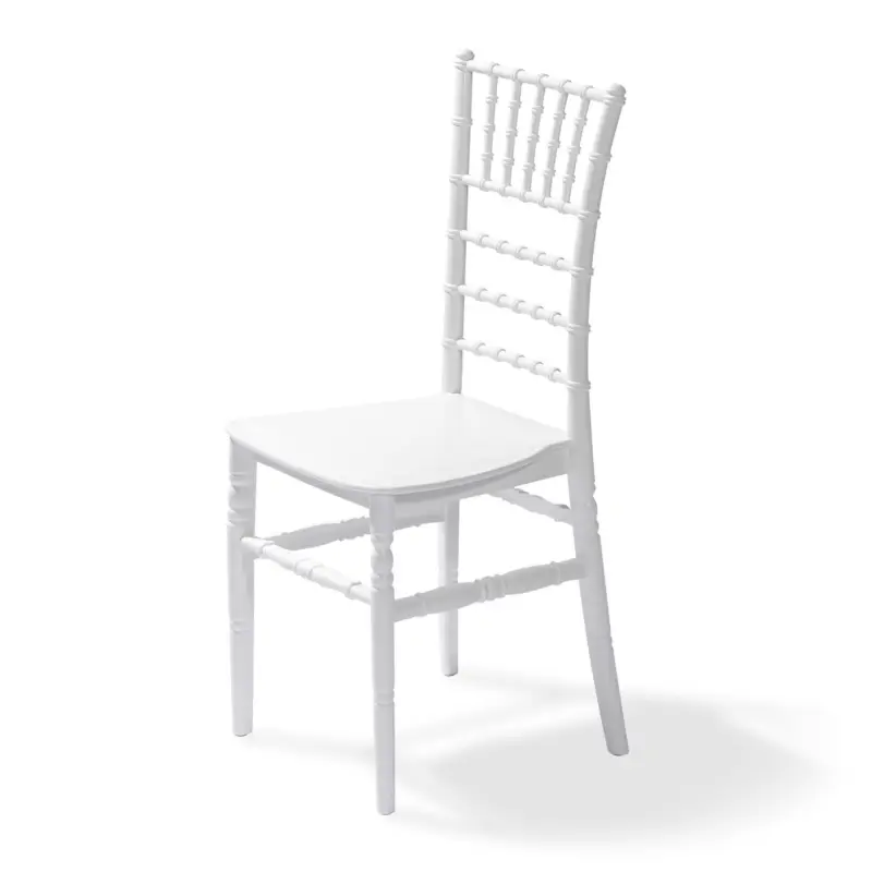 Stackable Chair Tiffany white, Polypropylene, 41x43x92cm (BxTxH), not fragile, 50410 Express Levering
