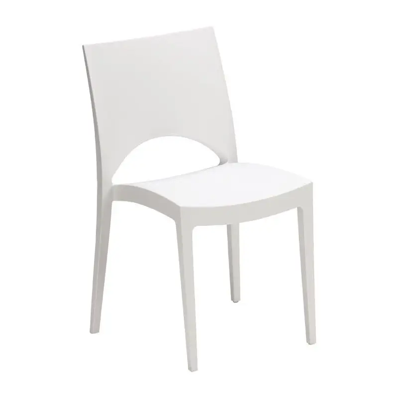 Lage Kosten Sol outdoor/indoor stapelbare stoel wit