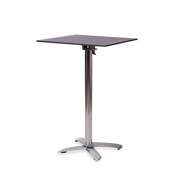 X Cross high Aluminium 109cm, HPL Tabletop 70x70cm Fabrieksprijs