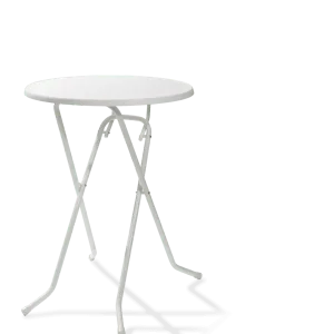 Standing Table Amsterdam white Ø 80 cm, P21180 Hoge Kwaliteit
