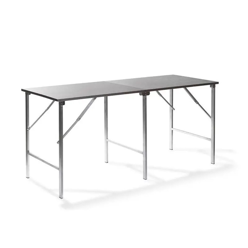Lage Prijs Stainless steel Workingtable foldable 200x80x90 cm (BxTxH), 23100