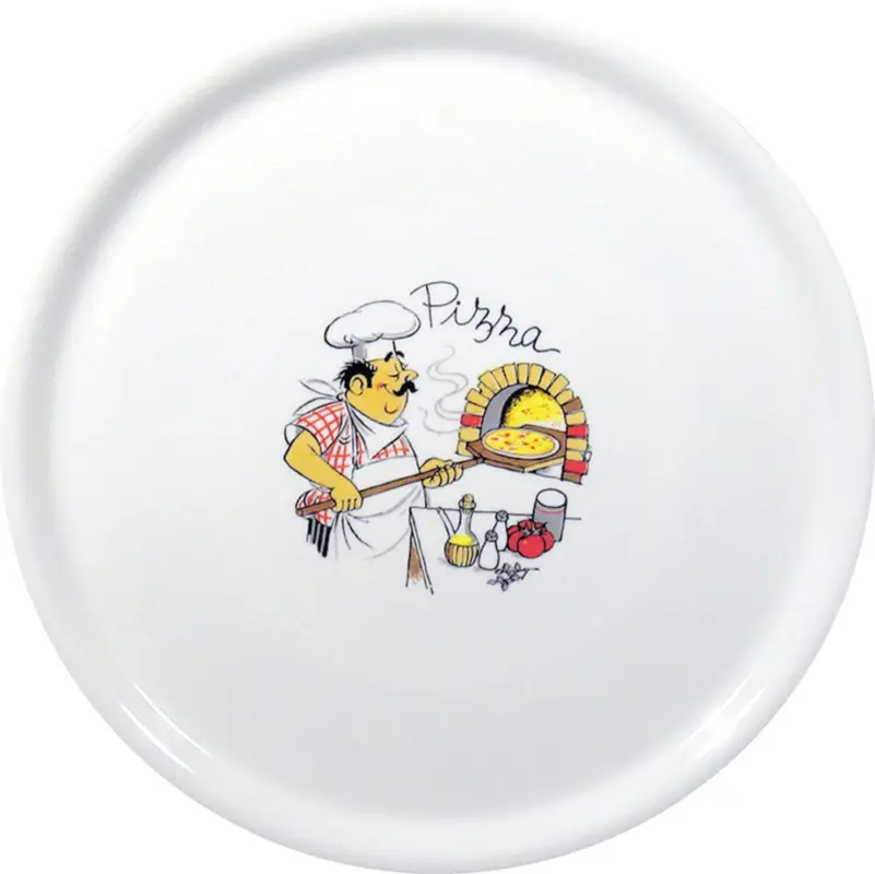 Speciale Aanbieding Pizzabord Traditional, Hendi, Wit, ø330mm