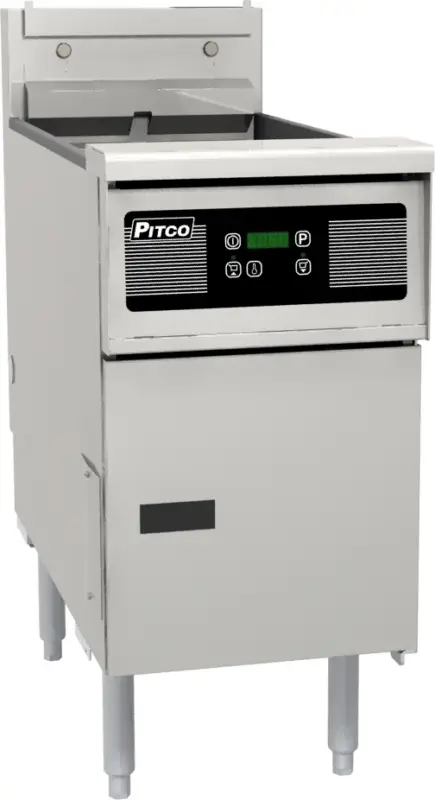 Direct Verzonden Pitco Friteuse SE14T | Solid State | Elektrisch | 2x 11L | 17kW | 3x380V | 397x873x1010mm