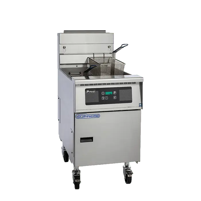 Lage Kosten Pitco Friteuse SSH55 | Computer | Gas aardgas G25 NL | 23L | 23kW | 397x875x1228mm