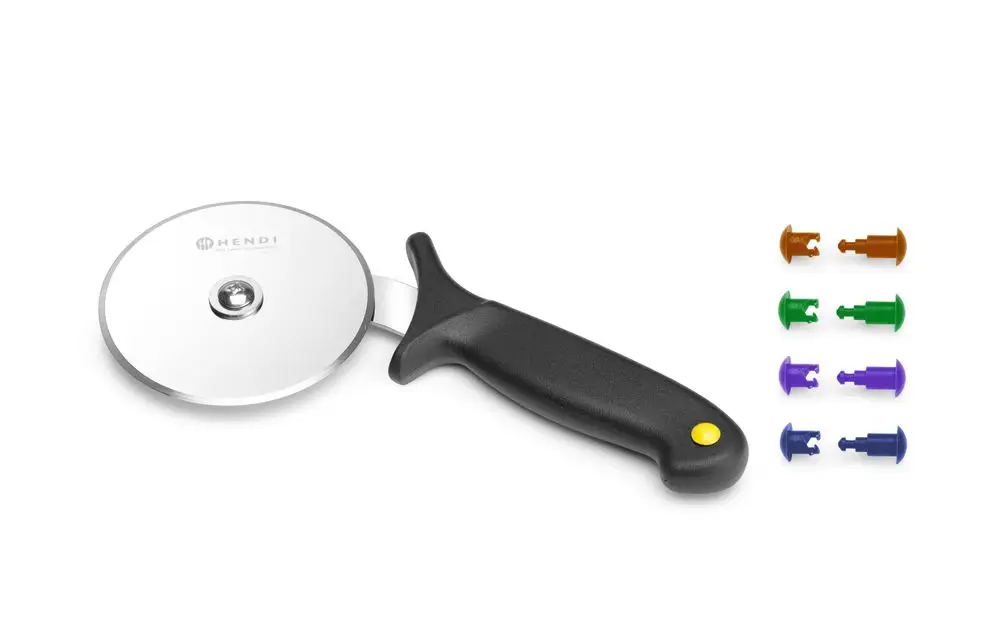 Pizzasnijder, Hendi, Zwart, (l)230mm Nieuw