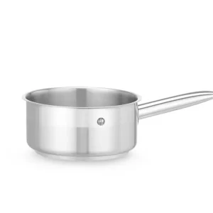 Hete Deal Steelpan – Zonder Deksel, Hendi, Profi Line, 1,5L, ⌀160x(h)75mm