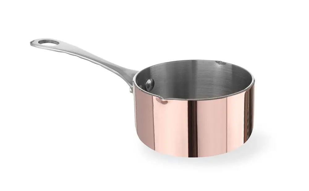 Tijdelijk Beschikbaar Steelpannetjes Met Schenktuit, Hendi, 0,16L, ø75x(h)40mm