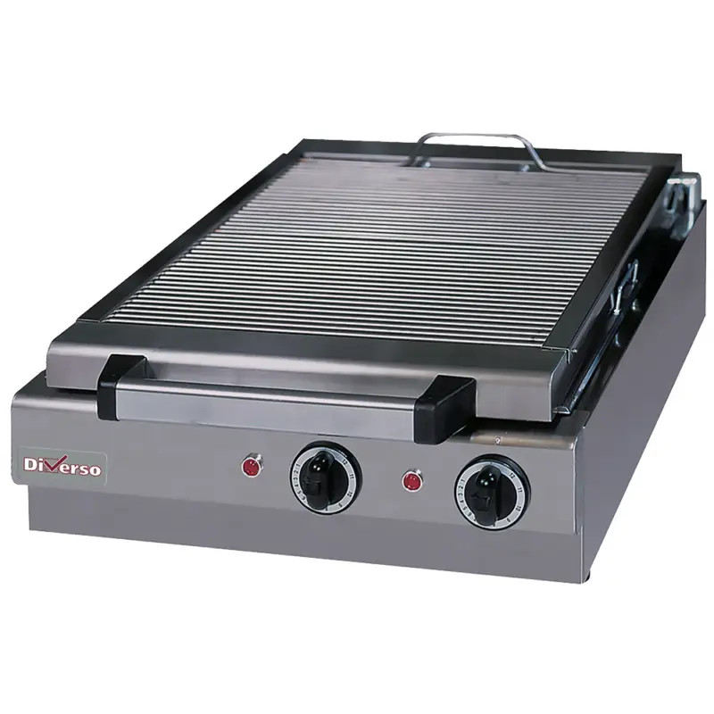 Stoomgrill | RVS Oppervlak | 400v | 490x500x185mm Must-Have