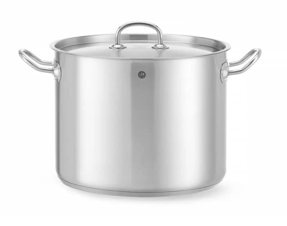 Kookpan Hoog – Met Deksel, Hendi, Kitchen Line, 13,5L, ⌀280x(h)220mm Koopje