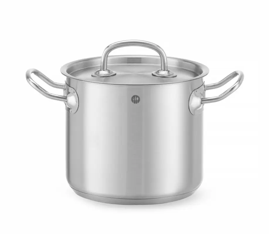 Rechtstreeks Van De Fabrikant Kookpan Hoog – Met Deksel, Hendi, Kitchen Line, 2,8L, ⌀160x(h)140mm