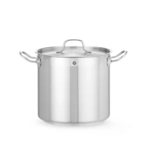 Goedkoop Kookpan Hoog – Met Deksel, Hendi, Profi Line, 10L, ⌀240x(h)220mm