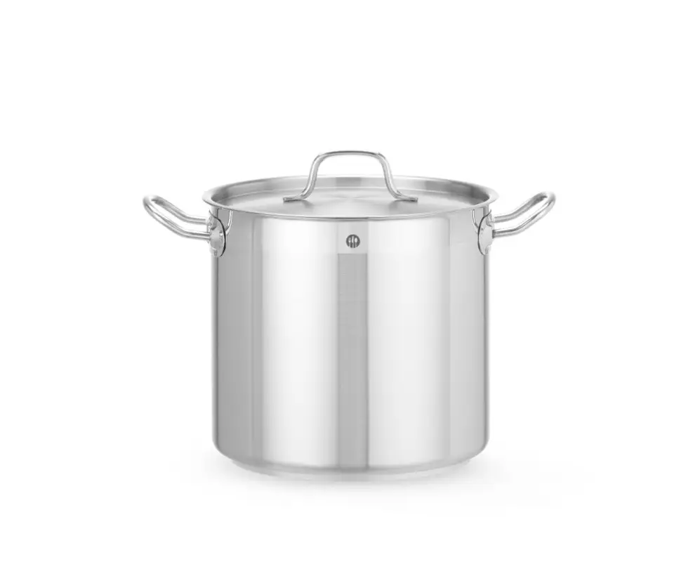 Goedkoop Kookpan Hoog – Met Deksel, Hendi, Profi Line, 10L, ⌀240x(h)220mm