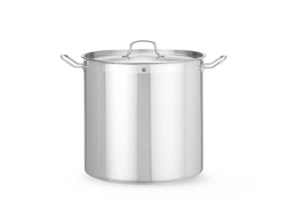 Kookpan Hoog – Met Deksel, Hendi, Profi Line, 37L, ⌀360x(h)360mm Nieuw